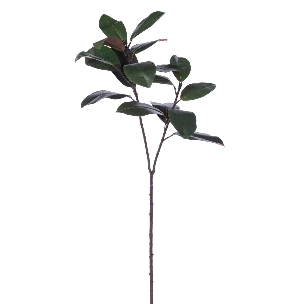 38" Green Magnolia Leaf Spray 2/Bag