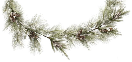 6' Frosted Pine Garland (Set)